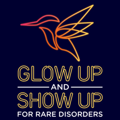 Glow Up Show Up Unisex Tee Design