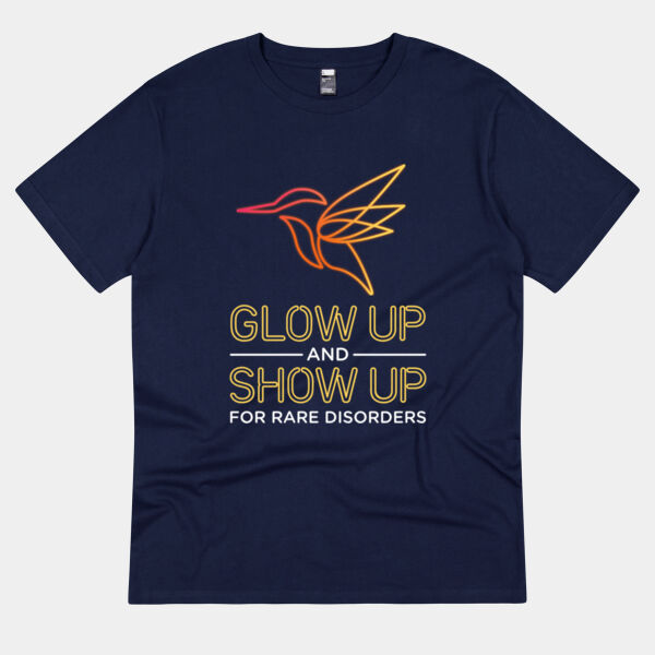 Glow Up Show Up Unisex Tee Thumbnail