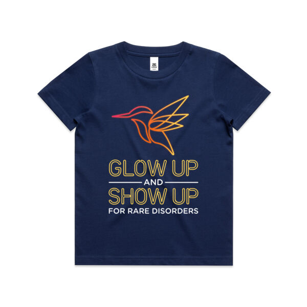Glow Up Show Up Kids Tee Thumbnail