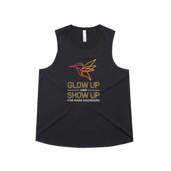 Glow Up and Show Up Women's Tank Top Thumbnail