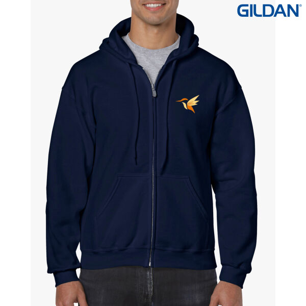 Glow Up and Show Up Unisex Full Zip Hoodie Thumbnail